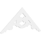 Ekena Millwork Pitch Robin Architectural Grade PVC Gable Pediment, 72"W x 30"H x 1"P (10/12) GPP072X030X100ROB - alternate 1